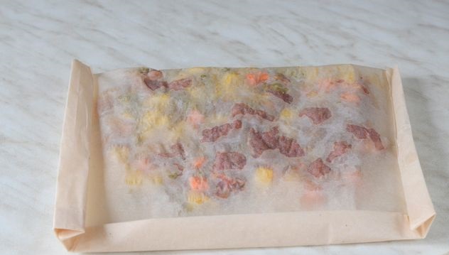 Baked Meat with Vegetables in Parchment step 7