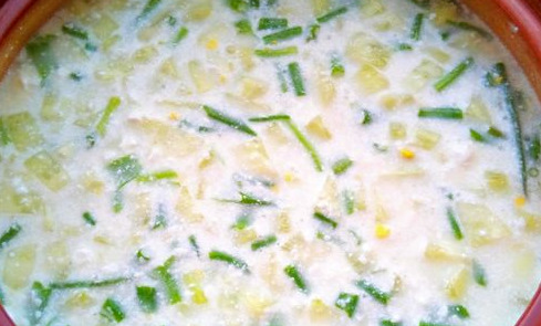 Whey Vegetable Okroshka