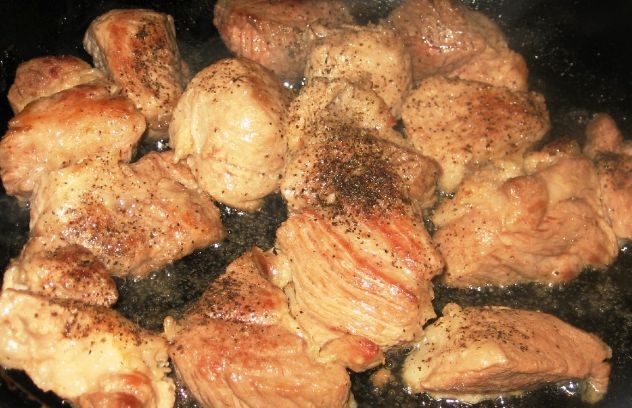 Gyuvech Bulgarian step 1