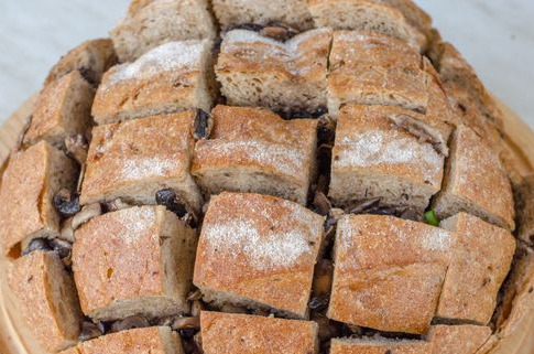 Bread Stuffed with Mushrooms and Cheese (in the Oven) step 8