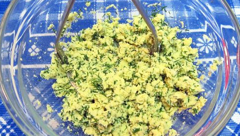 Okroshka on Kefir, with Young Cabbage step 9