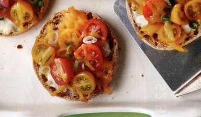 Healthy Breakfast (Hot Tomato Sandwiches)