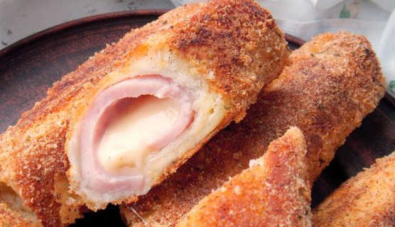 Hot Rolls with Ham and Cheese