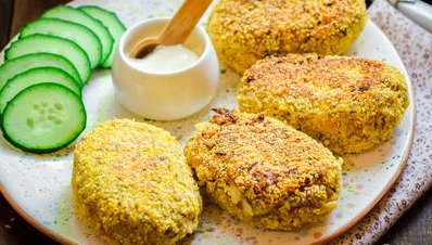 Canned Fish and Oatmeal Cutlets