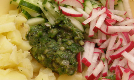 Lenten Okroshka step 8