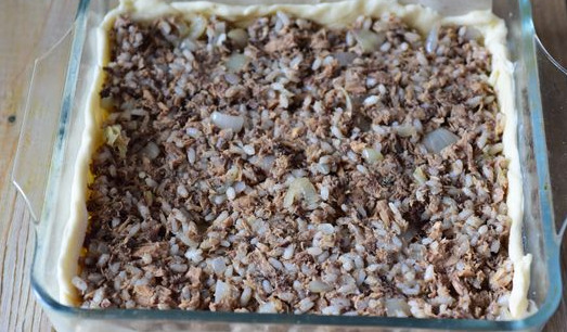 Rice Pie and Canned Fish step 11