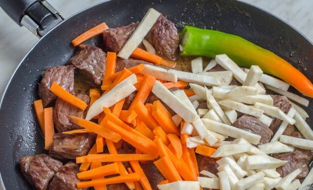 Beef Stew with Beans, Carrots and Celery Root step 8