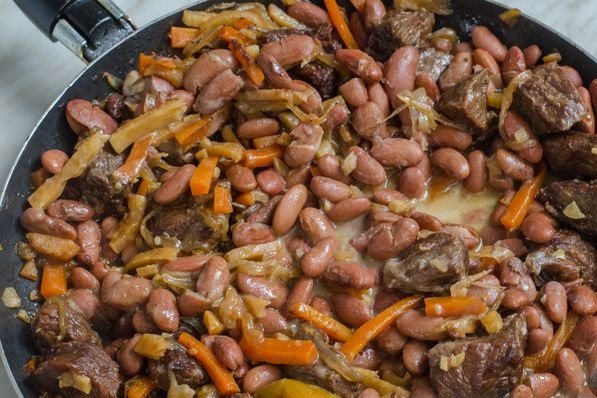 Beef Stew with Beans, Carrots and Celery Root step 16