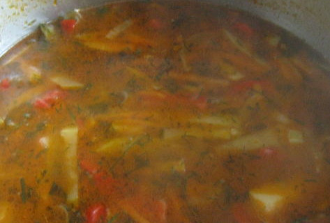Lagman Vegetarian step 17