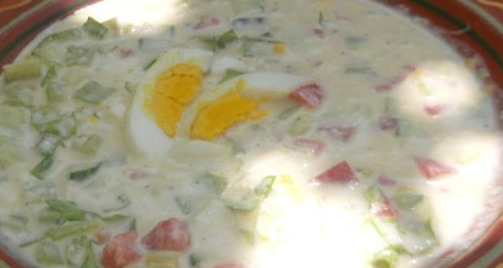 Okroshka “Garlic”