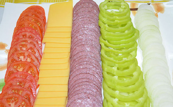 Egg-Fried Lavash with Filling step 1