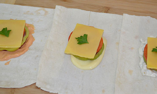 Egg-Fried Lavash with Filling step 5