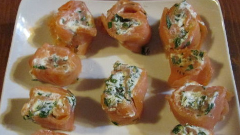 Red Fish and Fresh Cheese Rolls