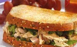 Tuna and Spinach Sandwich