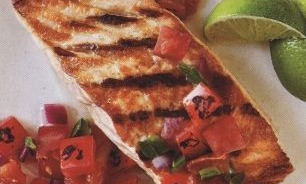 Grilled Fish with Vegetable Salsa