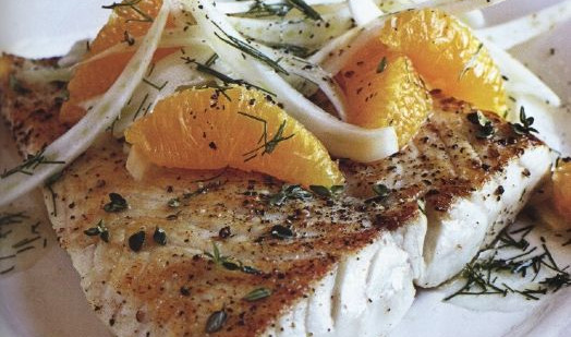 Fried Fish with Fennel Salad