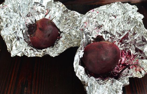 Borscht with Beef and Baked Beets step 2