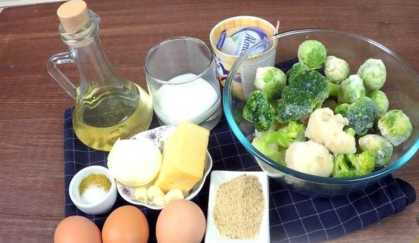 Cabbage Casserole “Trio” with Cheese step 1