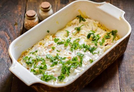 Cabbage casserole with minced meat (in the oven) step 9