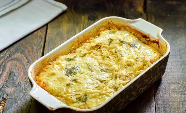 Cabbage casserole with minced meat (in the oven) step 11