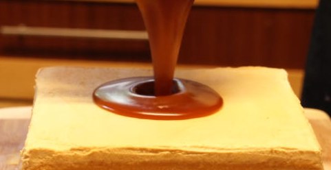 Sponge cake “Caramel” step 14