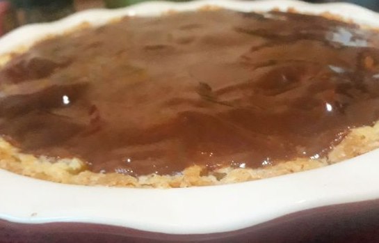 Pumpkin Pie with Tangerines and Chocolate Glaze step 6