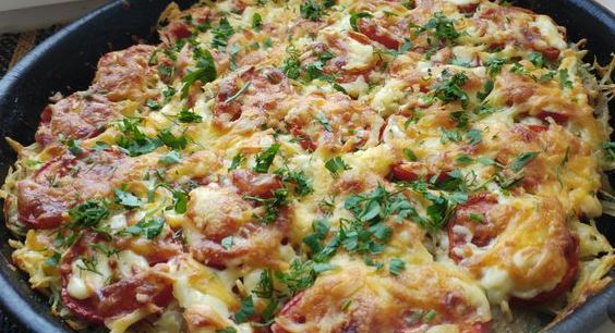 Casserole with Eggplant and Minced Meat