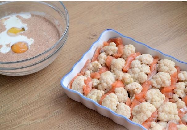 Cauliflower and Salmon Casserole step 4