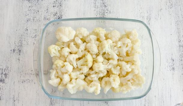 Cauliflower Baked with Cream and Cheese step 4