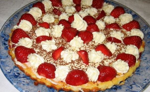 Cheesecake with Strawberries