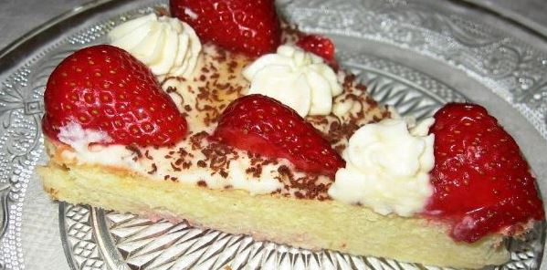 Cheesecake with Strawberries step 6