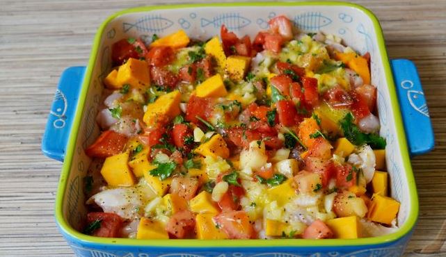 Chicken, Pumpkin and Tomato Casserole step 7
