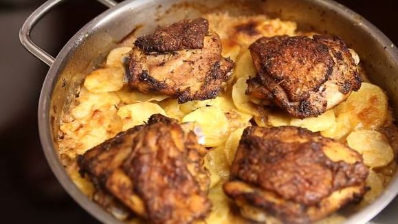 Chicken with Potatoes in the Oven step 8