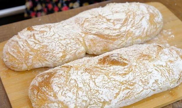 Ciabatta (Bread without Kneading) at Home step 13