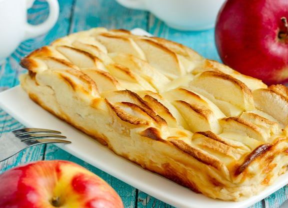 Cottage Cheese Casserole with Apples step 6