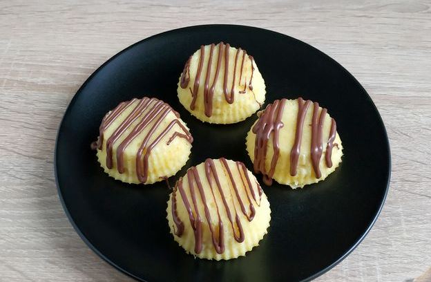 Cottage Cheese Muffins in the Microwave step 6