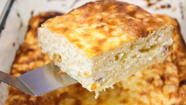 Curd Casserole with Rice