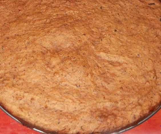 Curd Gingerbread with Cherry Jam