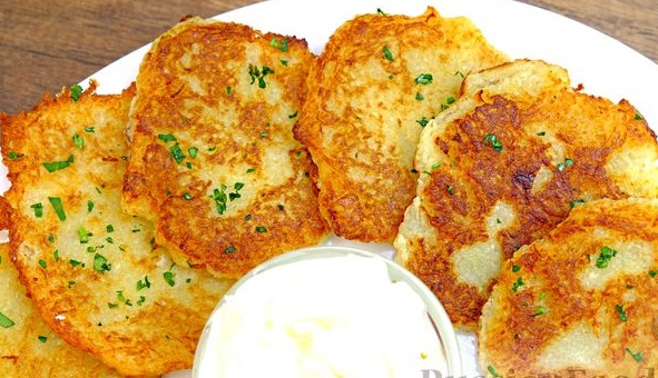 Potato Pancakes without Eggs and Flour