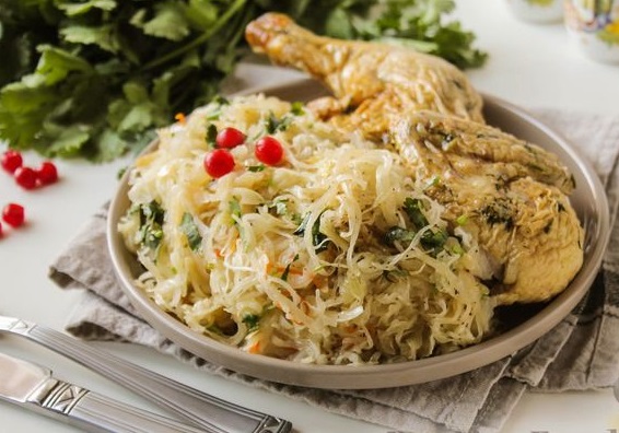 Fried Sauerkraut with Onions