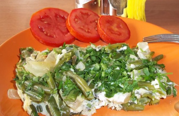 Green Beans with Egg