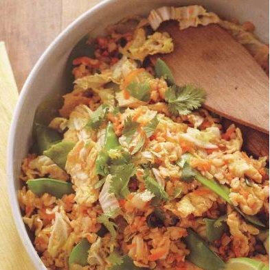 Rice with Eggs and Vegetables