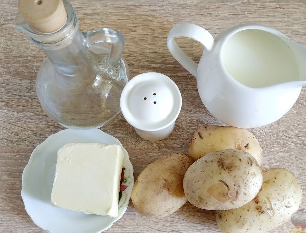 Fried Potato Puree step 1