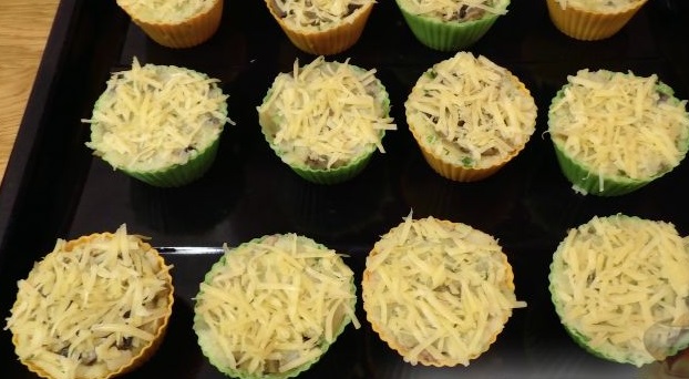 Potato Baskets with Mushrooms step 4