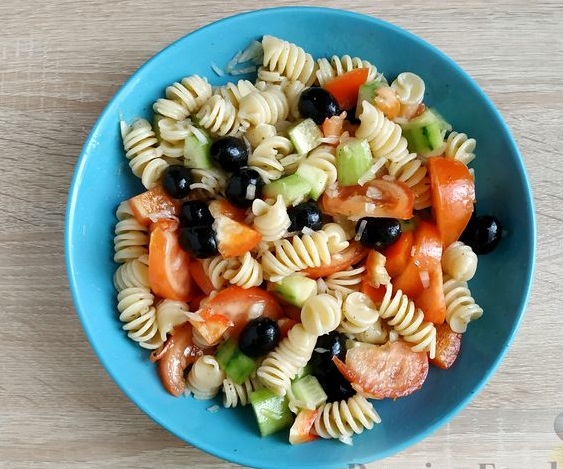 Greek Pasta Salad step 13