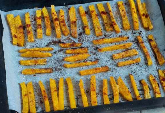 Pumpkin Sticks with Spices (in the Oven) step 8