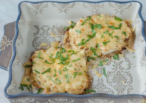 Baked Cauliflower with Dried Herbs, with Cheese step 9