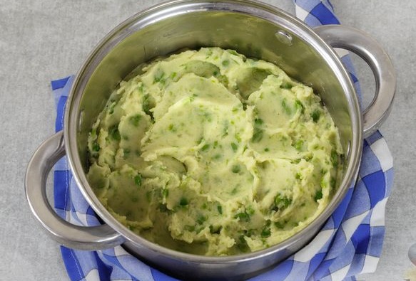 Mashed Potatoes with Green Peas step 10