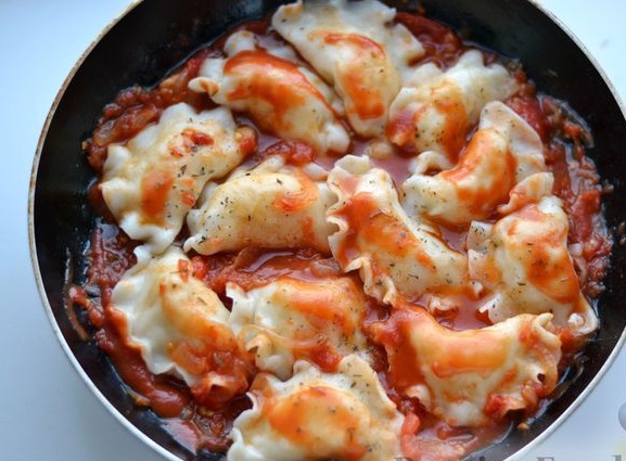 Dumplings with Potatoes, in Tomato Sauce step 13