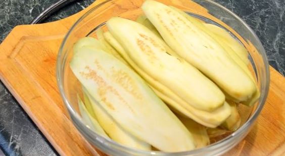 Eggplant Cake with Chicken and Rice (Baked in the Oven) step 2